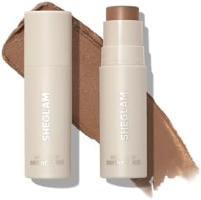 SHEGLAM Snatch 'n' Define Cream Contour Stick Long Lasting Highly Pigmented Sweat Proof Face Bronzer Makeup - Soft Tan