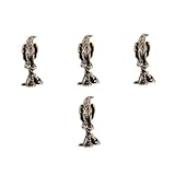 Le style vintage est un bon ornement décoratif avec une petite taille et une texture, figurine d'aigle en laiton