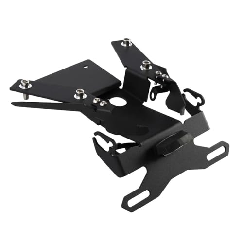 Kit support de plaque moto X-ADV 750 en aluminium haute résistance finition noire