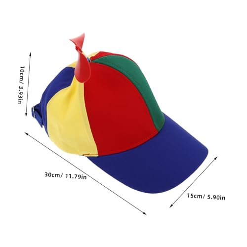 Detachable Propeller Baseball Cap Uv for Adults and Boys and Girls Removable Helicopter Hat for Activities Stylish Sun Hat for Boys and Girls Multi2