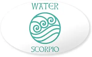 CafePress Water Sign Symbol Astrology Scorpio Sticker Oval Car Bumper Sticker(10-Pack)