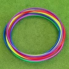 Hula Hoop Exercise Ring for Fitness | Hula Hoop for Boys,Girls, Kids and Adults (Multi Color) (18 inch Diameter, Pack of 1 Pcs)