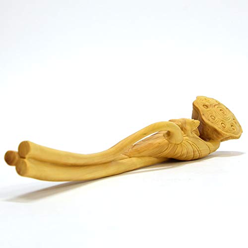Amazon｜木彫仏具・置物 柘植【如意（蓮）】 36.5cm｜仏像 オンライン通販