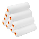 Mini Paint Roller Sleeve – 4 inch(100MM) Small Painting Roller for Emulsion Paint and Gloss Paints with High Density Foam Roller (10)