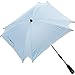 Parasole XL per carrozzina e passeggino, protezione UV 50, impermeabile, colore: azzurro