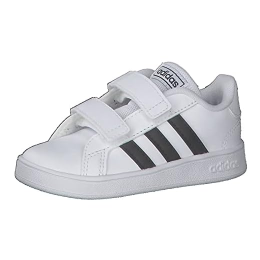 Adidas Grand Court I, Zapatillas de Estar por casa Bebé Unisex, Blanco (Ftwbla/Negbás/Ftwbla 000), 24 EU