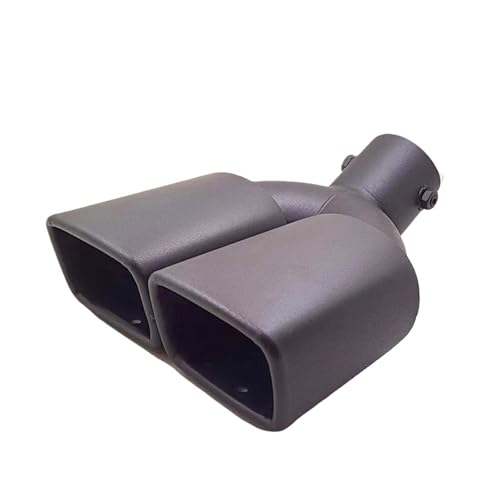 Embout d'échappement double noir mat pour masquer un silencieux rouillé