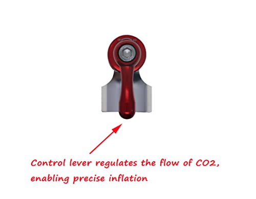 Co2 Bike Tire Inflator, Bicycle Co2 Pump Tool Kit Systems Compatible With Presta And Schrader Valve, With Insulted Sleeve And Bonus Presta Valve Adapters, No Cartridge Included #TOP4
