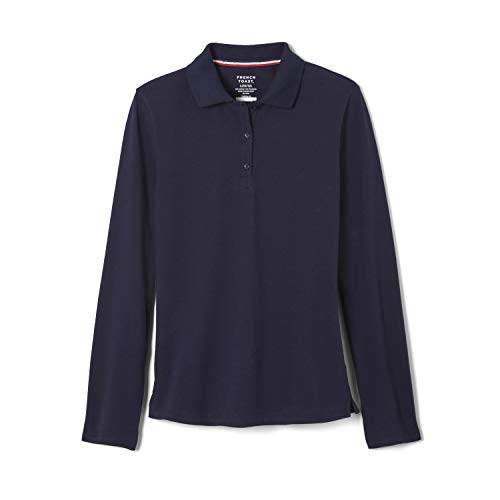 French Toast Girls' Long Sleeve Stretch Pique Polo3