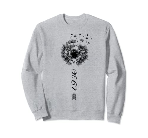 Solo cumpleaños 1930 Regalo de diente flower león Dandelion Sudadera