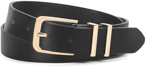 WHIPPY Women Casual Leather Belt for Jeans Pants, Fashion Ladies ...