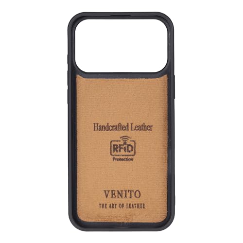 Coque de protection iPhone 17 Pro Max fine en cuir marron compatible MagSafe - 4