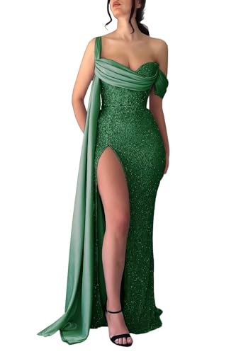 Sequin Mermaid Prom Dresses 2025 Off Shoulder Bridesmaid Dresses for Wedding Sweetheart Formal Evening Party Gowns4