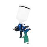 SUPARER Spritzpistole W-1000 Lackierpistole 1,3-mm-Düse Lackierpistole Wasserbasierte Luftspritzpistole Airbrush (Color : Deluxe kit 2)