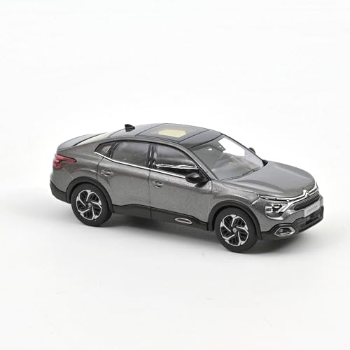 OPO 10 - Voiture Miniature Compatible avec Citroën C4 X 2023 Platinum Grey échelle 1:43 Norev - 155481