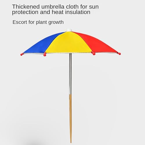 Parasolka Dla Roślin,Parasol Z Ochroną UV Do Kwiatów I Ogrodu - Osłona przeciwsłoneczna do roślin tarasowych | Na Podwórko, Patio, Ganek, Ogródek Za Domem, Taras Drewniany, Balkon, Rabatę Kwiatową Ora