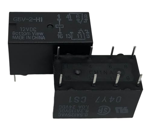 Relé de 8 pines G5V-2 de 12VDC para circuito impreso