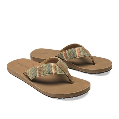 Cobian Campo Del Sol Zarape Sandals for Men – Premium Leather Flip-Flops with Arch Support – Western-Ispired Footwear for Casual Look3