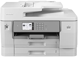 Brother MFC-J6955DW Wireless Colour Inkjet Printer |A4 4-in 1 (Print/Copy/Scan/Fax) | Wi-Fi/USB/NFC | A3 Print/Copy/Scan, UK Plug