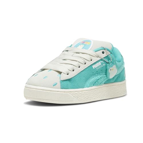 PUMA Kids Boys Suede XL Winston X Squish Lace Up Sneakers Shoes Casual - Green, Grey2