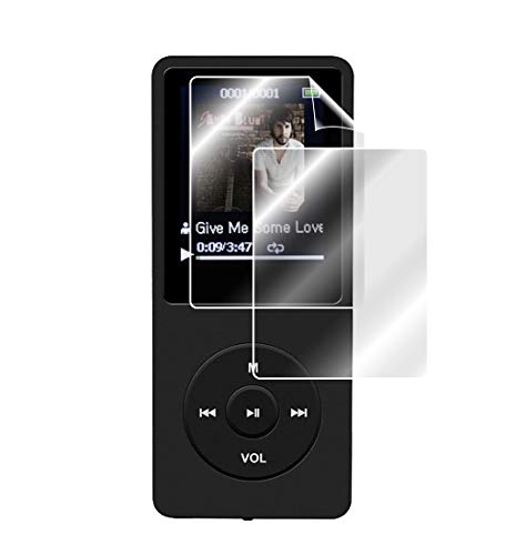 Protector pantalla AGPTEK A02 reproductor MP3 lámina invisible IPG antirrayas pack de 2