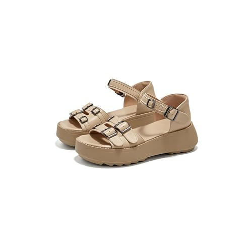 Womens Sandals Thick-soled sandals for women, new summer trend, sports fashion, casual wear, soft-soled Roman beach shoes for women