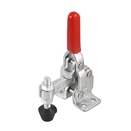 X-DREE Mjukt plastbelagt handtag Vertikal typ vippklämma 91 kg 200 kg(Mango recubierto de plástico blando Tipo vertical Abrazadera de palanca 91Kg 200Lbs