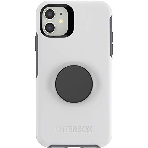 Otter + Pop for iPhone 11: OtterBox Symmetry Series Case with PopSockets Swappable PopTop - Polar Vortex and Aluminum Black Otter + Pop for iPhone 11: OtterBox Symmetry Series Case with PopSockets Swappable PopTop - Polar Vortex and Aluminum Black