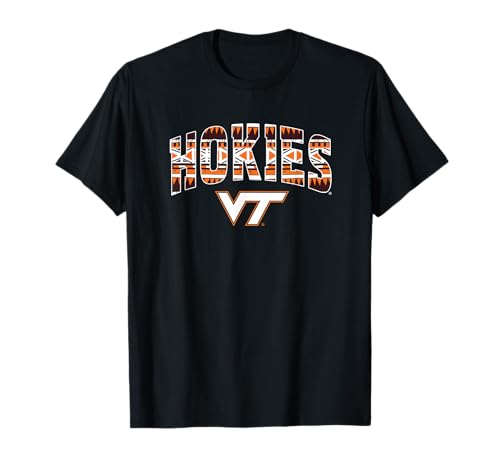 Elite Authentics Virginia Tech Hokies Aztec T-Shirt - Black, Small, Unisex-Adults & Kids