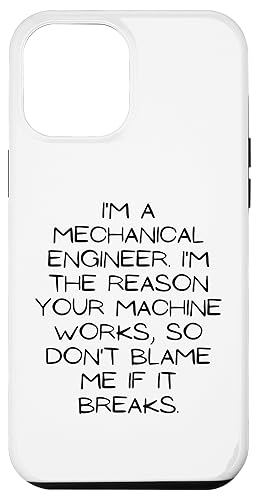 Image of iPhone 14 Plus Motivational Saying Mechanical Engineer Learning School Gag Case