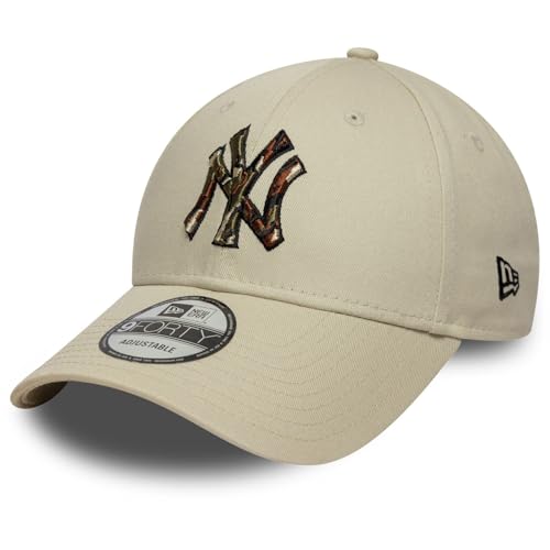 Casquette New Era 9Forty NY Beige idéale pour vos sorties urbaines de l'été