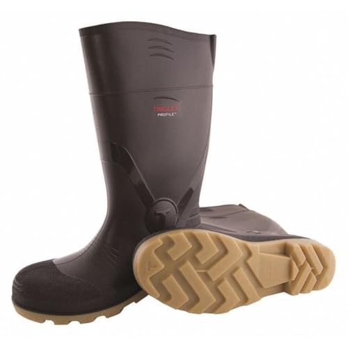Image of Tingley Profile 51154 Plain Toe Knee Boot, Mens 13, Brown /Crepe