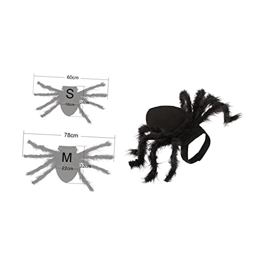 Disfraz Araña para Perro Talla M Negro miniatura 5