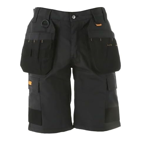 DEWALT Lightweight Grey Polycotton Shorts for Men Cover