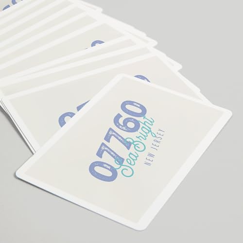 Baraja de cartas Sea Bright, 52 cartas tamaño póker miniatura 5