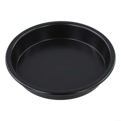 Cushteg Bandeja para hornear pizza de acero al carbono para base de pizza crujiente, herramienta redonda apta para horno, tamaños disponibles de 5 a 10 pulgadas (5 pulgadas)