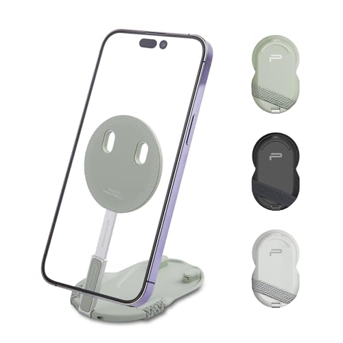 Image of PGYTECH MagFlex Phone Strand, N52 Aluminum Alloy Magsafe Phone Photography Grip Fit for iPhone 12 /13 /14 /15 Series with Magnetic Ring for Android