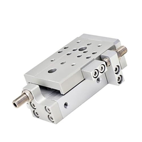 Cylindre à recirculation de billes HLQ 16mm pneumatique à course guidée