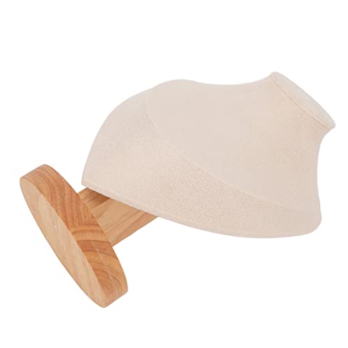 Support de collier en bois beige stable pour organiser et exposer sans nœuds