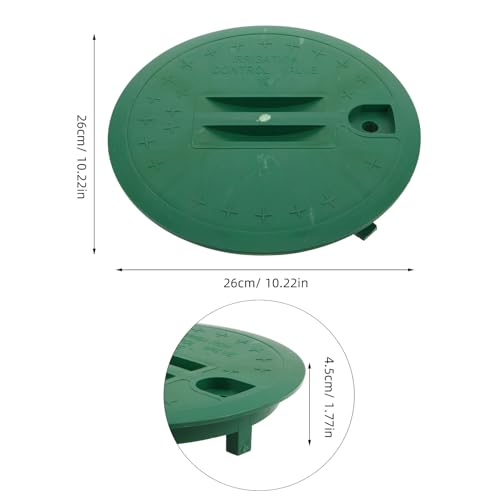 Couvercle de boîte à vannes Mikikit 25 cm | Remplacement système irrigation pelouse