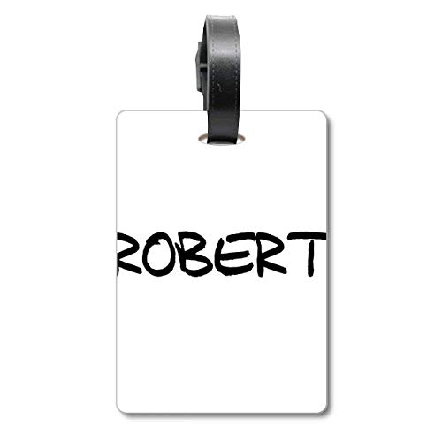 Étiquette de valise Robert Cruise pour identification de bagage de voyage