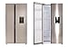 Produktbild Side by Side Kühlschrank Gefrierkombi 500 L Wasserspender Silber 178 cm Respekta