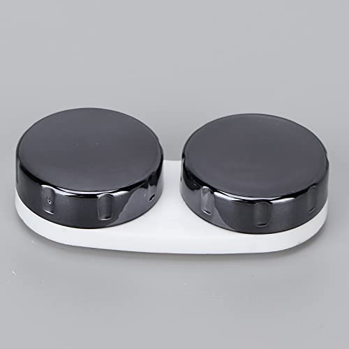 Kit de estojo de lentes de contato com pinça removedor frasco de solução em bastão, porta-recipiente