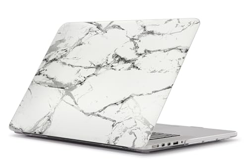 Funda MacBook Pro 15 Retina A1398 rígida efecto mármol blanco 4