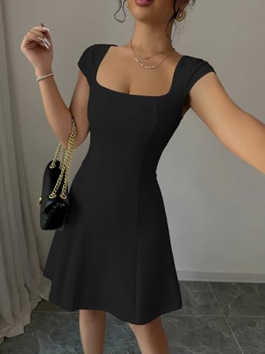 Image of GRECIILOOKS Women's One Piece Dress - Stylish Midi Party Dress for Women | Summer Casual Wear for Events, Date & Evening Look