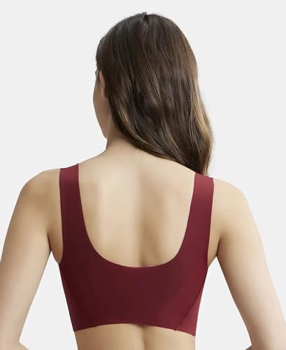 Image of Jockey 1839 Lounge Bra | Wirefree | Padded | Full Coverage | 360 Degree Stretch and Removable Pads | Microfiber Nylon Fabric