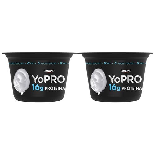 YoPRO Producto lácteo fermentado alto en proteínas – 15 g proteína – Pack 2 x 160 g (Pack 5 uds) – Refrigerado (NATURAL)