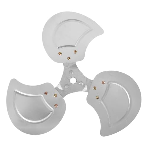 NIYANGLE Aspas de ventilador: Aspas de ventilador eléctrico de aluminio de 3 hojas de alta resistencia, repuestos de reparación, accesorios para escritorios, fábricas, almacenes, refrigeración de