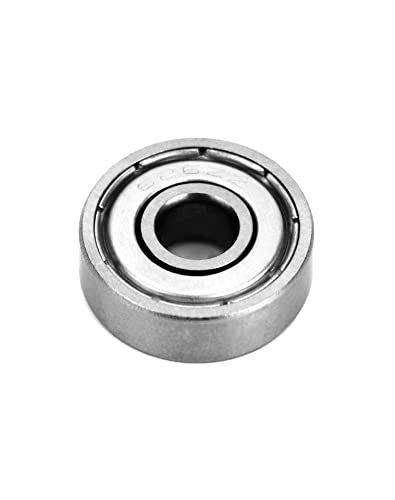QWORK® 10 Stück 626ZZ Kugellager, Metall Double Shielded Miniatur Rillenkugellager, 6x19x6mm, Kohlenstoffstahl