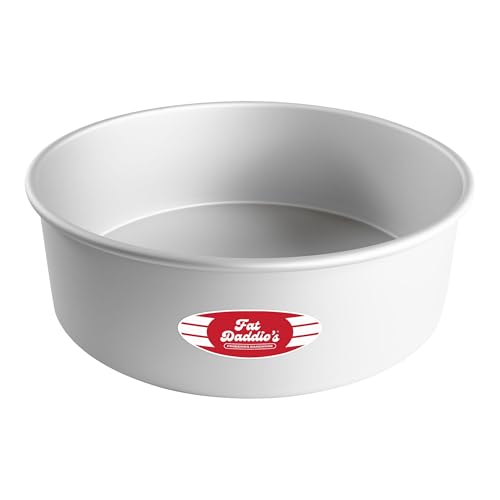 Fat Daddios Round Cake Pan 12 x 4 Inch Silver